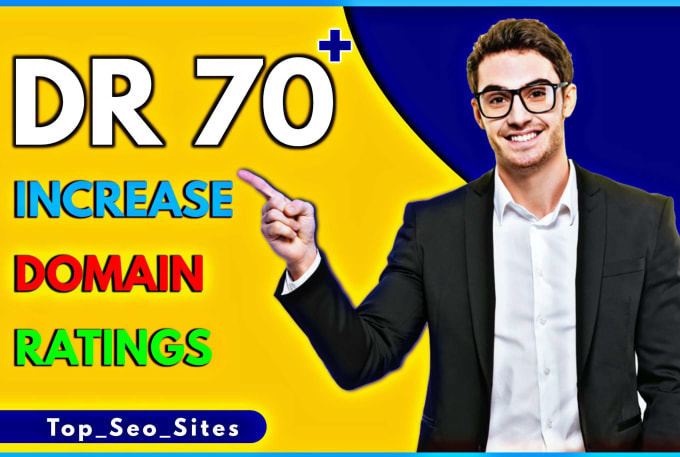 Gig Preview - Increase ahrefs domain rating for website ranking