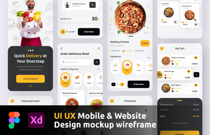 Gig Preview - Do wireframes, UX UI design, and prototypes