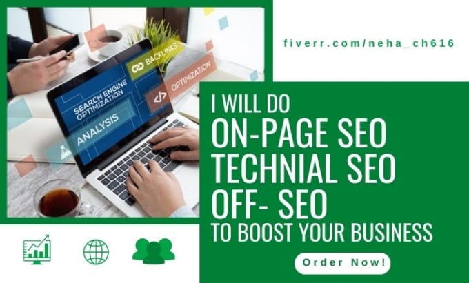 Gig Preview - Do technical, on page and off page SEO to boost your business