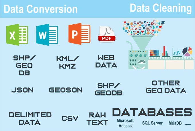 Gig Preview - Do data conversion and data cleaning