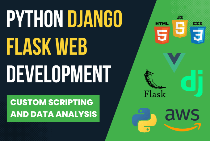 Gig Preview - Do python, django, flask, and custom web development