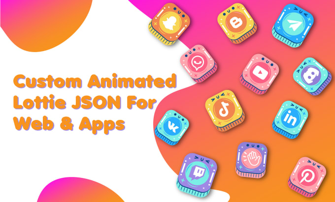 Gig Preview - Create web icon lottie animation in json, gif, and svg