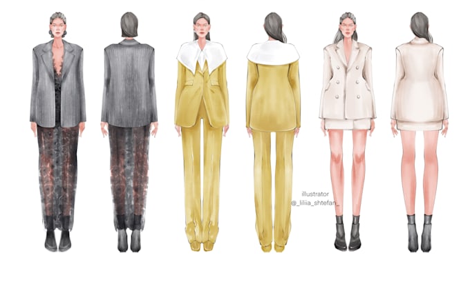 Gig Preview - Draw a fashion or editorial illustration, sketch, commercial