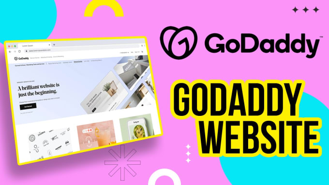 Gig Preview - Do godaddy website design, godaddy website redesign