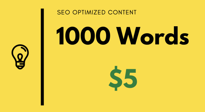 Gig Preview - Write a unique SEO optimized 1000 word article for your blog