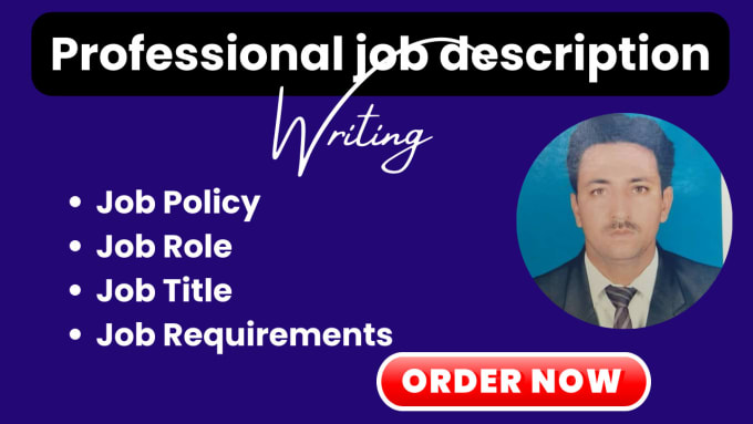 Gig Preview - Write professional job descriptions for any position