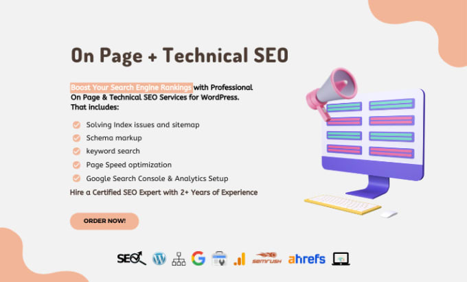 Gig Preview - Boost website as pro on page and technical SEO for wordpress