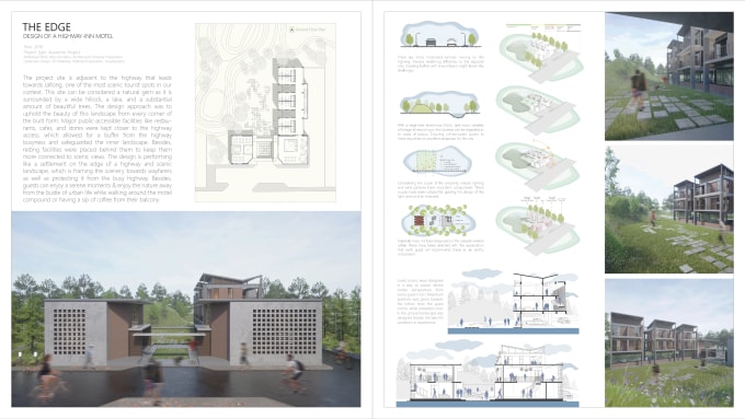 Gig Preview - Design architectural portfolio, presentation board