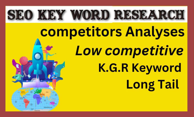 Gig Preview - Do SEO keyword research and competitors analysis