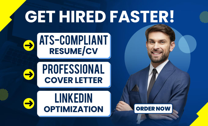 Bestseller - do professional ats resume writing, executive CV, design resume and cover letter