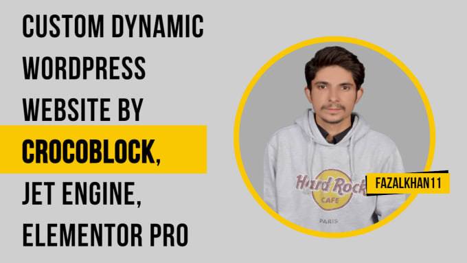 Gig Preview - Build custom dynamic wordpress website by crocoblock, jet engine, elementor pro