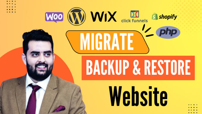 Gig Preview - Migrate, backup, and restore your wordpress site on the new domain, hosting 1hr