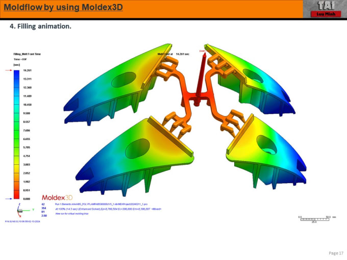 Gig Preview - Do moldflow simulation report by using moldex3d