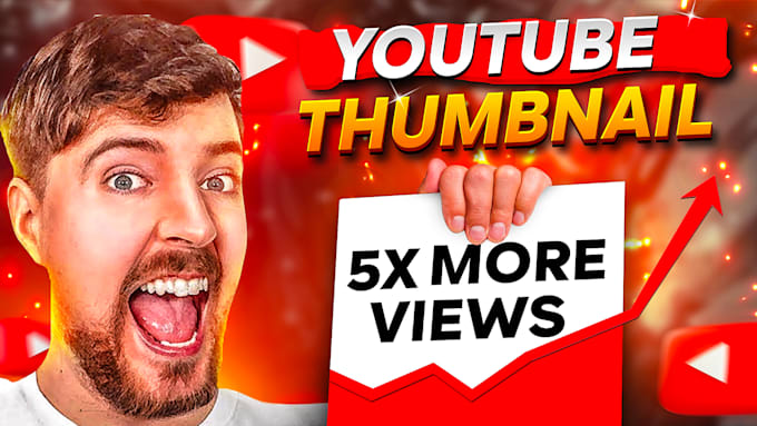 Gig Preview - Design attractive youtube thumbnail in 3hr