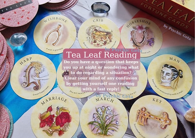 Bestseller - offer a psychic medium reading with tea leaves and guidance