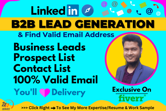 Gig Preview - Build targeted b2b lead generation and email list building