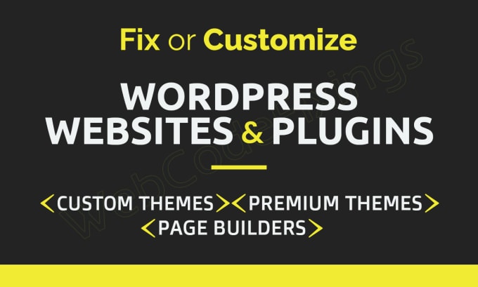 Gig Preview - Fix wordpress issues, customize wordpress website redesign theme