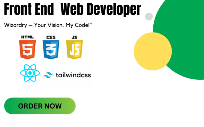 Gig Preview - Do frontend web development for you