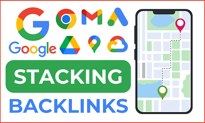 Gig Preview - Build google authority stacking backlinks to boost your gmb rankings