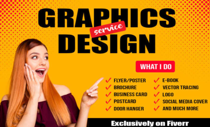 Gig Preview - Meet your graphic design needs