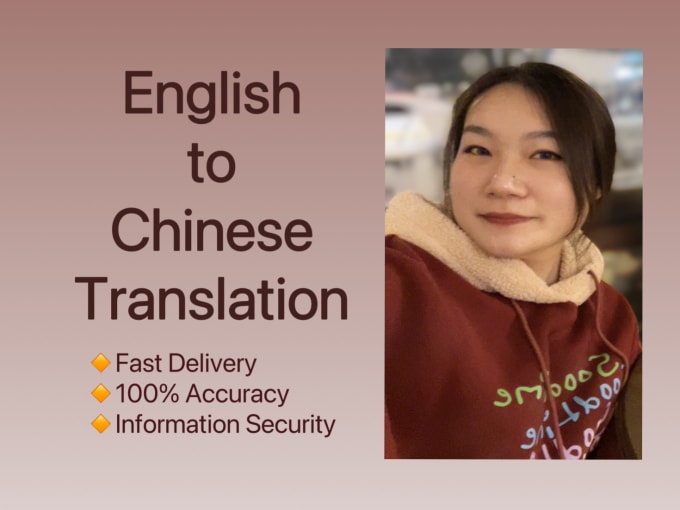 Gig Preview - Manually translate english to chinese in 24 hours