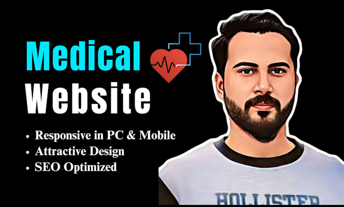 Gig Preview - Build professional healthcare, hospital, doctor, dental, medical clinic website