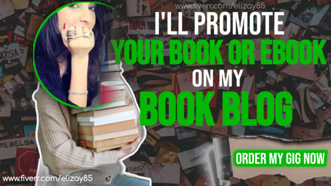 Gig Preview - Promote your book on my blog