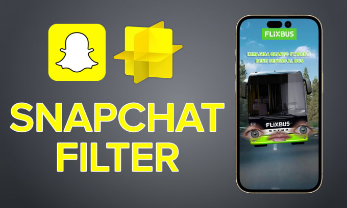 Gig Preview - Create viral snapchat filter with lens studio