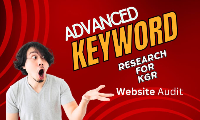 Bestseller - advanced SEO keyword research for kgr, website audit report