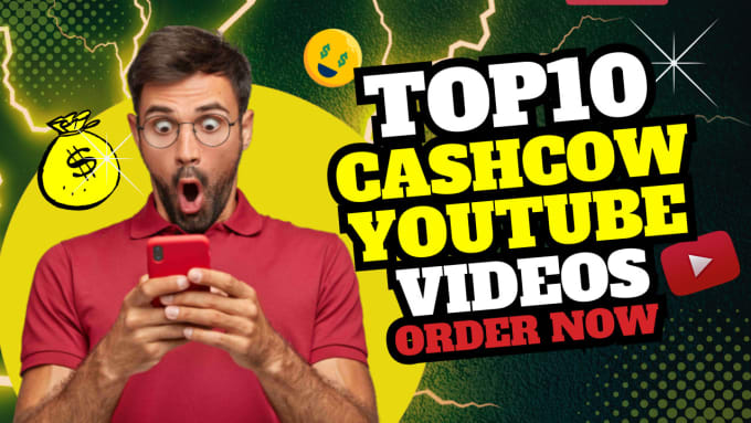 Gig Preview - Do cash cow video editing, manage your cash cow youtube channel