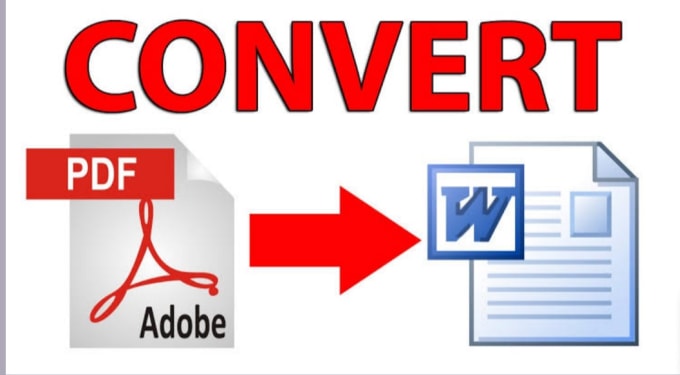 Gig Preview - Convert pdf to word