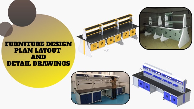 Gig Preview - Do 3d modeling of custom furniture and do cad layout design