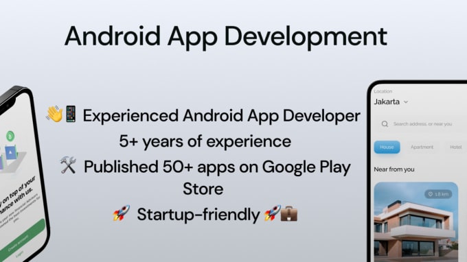 Bestseller - be your android app developer  android mobile app development