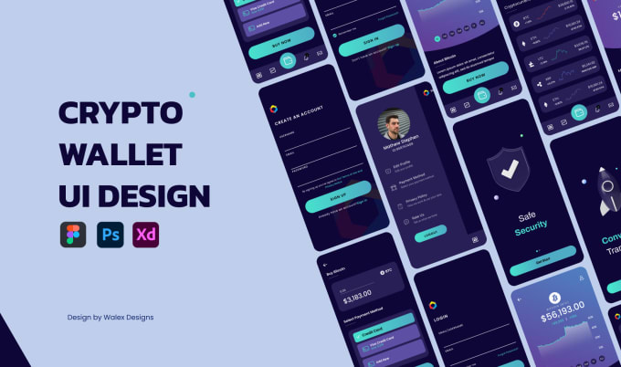 Gig Preview - Design crypto wallet, exchange mobile app UI UX in figma