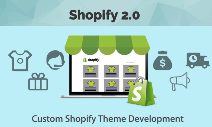 Gig Preview - Customize shopify store theme and build custom app