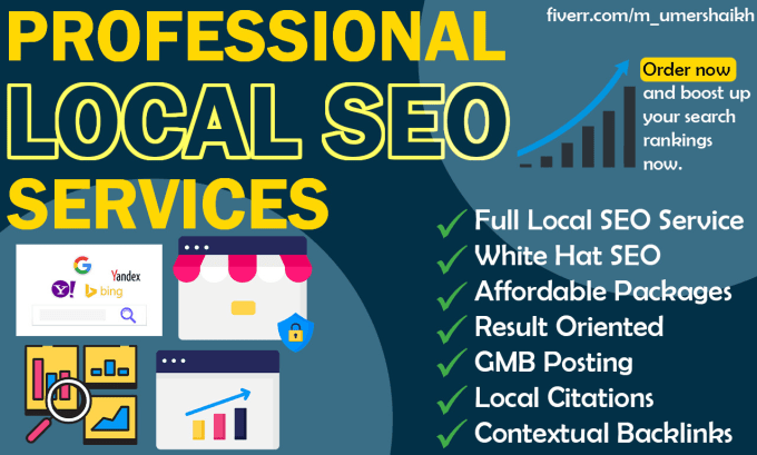 Gig Preview - Be your local SEO service provider for your local business