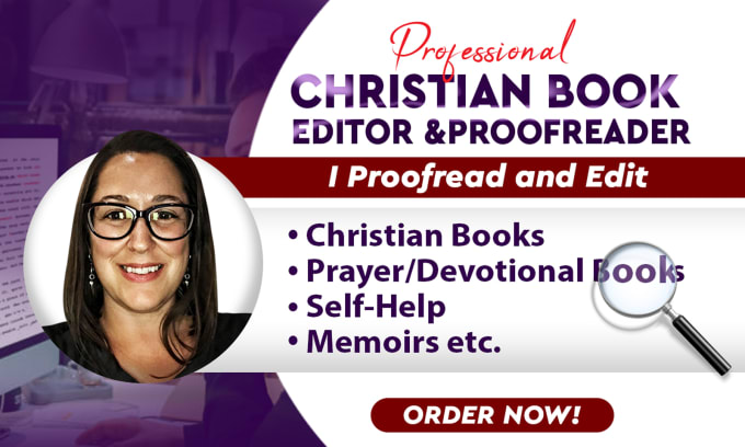 Gig Preview - Line edit and proofread your christian book perfectly