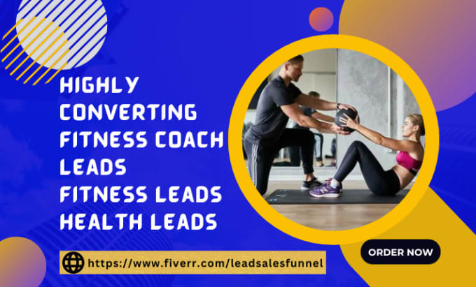 Gig Preview - Generate coaching leads health leads fitness leads gym coach lead funnel