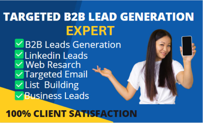 Gig Preview - Do b2b lead generation for potential sales