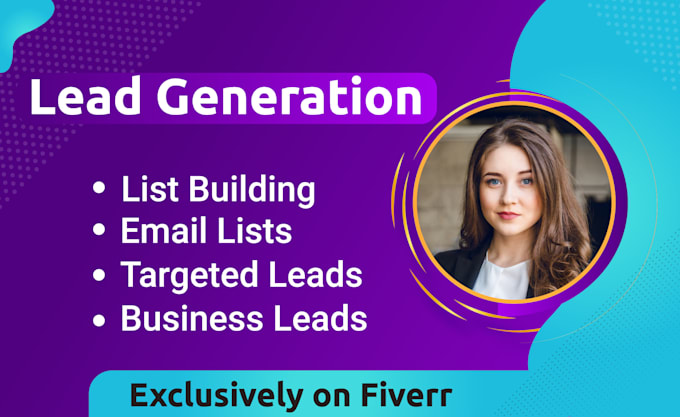 Gig Preview - Do b2b lead generation, social and email marketing on x tiktok and landing page