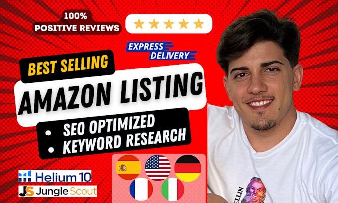 Gig Preview - Do SEO amazon listing optimization and amazon product listing description