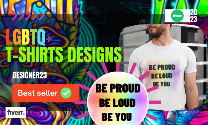 Gig Preview - Create an lgbtq tshirt design for gay homosexual lesbian