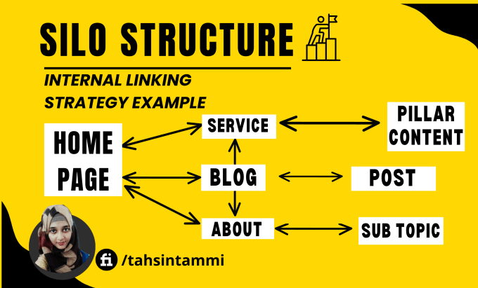 Gig Preview - Do contextual internal linking, silo structure, content plan for better SEO