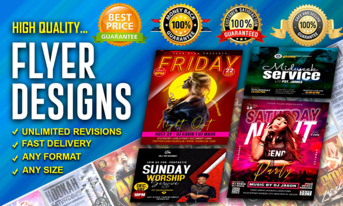 Gig Preview - Design professional and eye catching flyers, brochures, letterhead