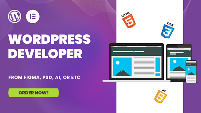 Bestseller - be wordpress developer, convert web design from figma or image