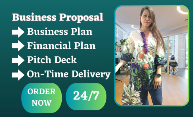 Gig Preview - Prepare business plan, pitch deck, financial plan, investor ready business plan