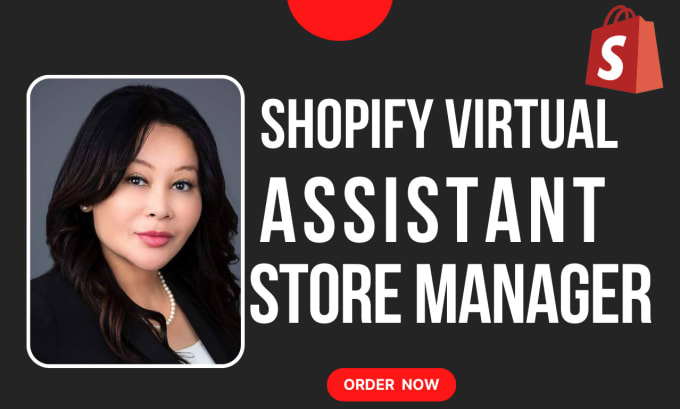 Gig Preview - Shopify dropshipping store virtual assistant, shopify manager, shopify marketing