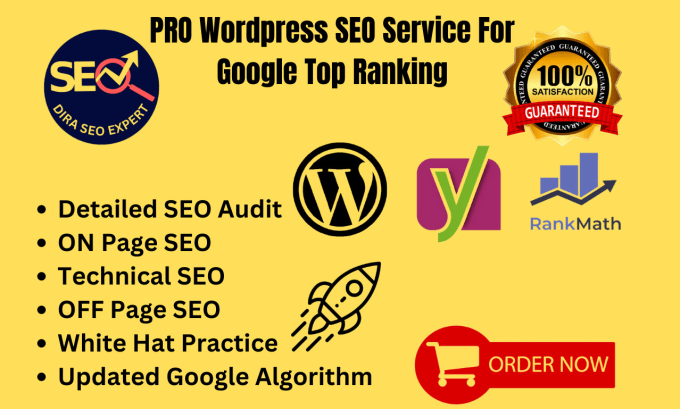 Gig Preview - Do pro wordpress SEO service for google top ranking