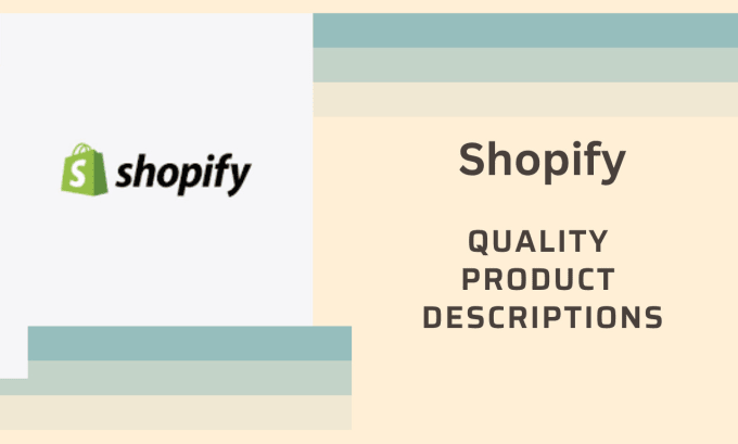 Gig Preview - Write a shopify product description with an SEO title