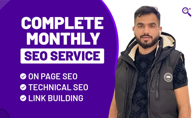 Gig Preview - Do complete monthly seo service for top google rankings